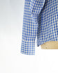 Made in France HERMES Blue check summer cotton shirt