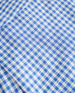 Made in France HERMES Blue check summer cotton shirt