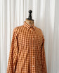 HERMES Made in France cotton check shirt