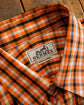 HERMES Made in France cotton check shirt
