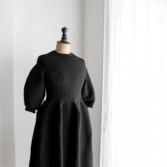 POTTERY LONG PUFF SLEEVE DRESS