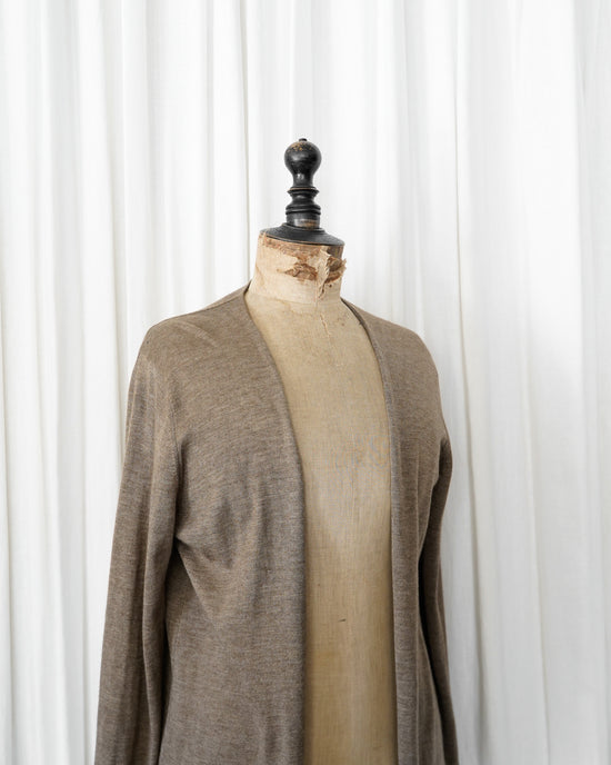 HERMES by Martin Margiela cashmere silk knit cardigan