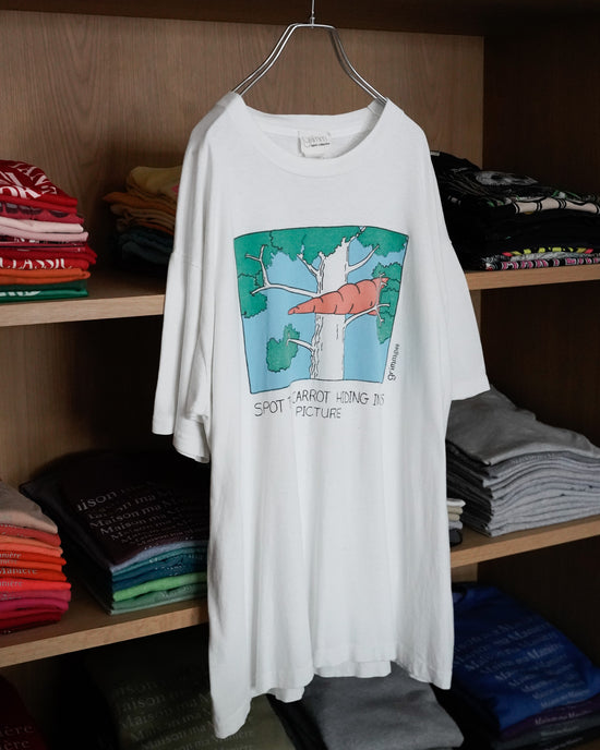 Made in U.S.A. The Carrot Hiding in the Tree 1988 Print Tee