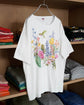 Made in U.S.A. Cacti and Hummingbirds Print Tee
