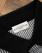 BALLANTYNE Two Tone Ribbed Cotton Knit Polo Shirt