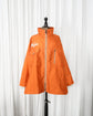 90s JET SET "the Wave" Neon Orange Heavy Nylon Stand Collar Jacket MADE IN ITALY
