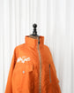 90s JET SET "the Wave" Neon Orange Heavy Nylon Stand Collar Jacket MADE IN ITALY