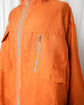 90s JET SET "the Wave" Neon Orange Heavy Nylon Stand Collar Jacket MADE IN ITALY