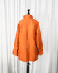 90s JET SET "the Wave" Neon Orange Heavy Nylon Stand Collar Jacket MADE IN ITALY