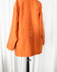 90s JET SET "the Wave" Neon Orange Heavy Nylon Stand Collar Jacket MADE IN ITALY