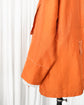90s JET SET "the Wave" Neon Orange Heavy Nylon Stand Collar Jacket MADE IN ITALY