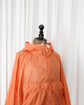 90s JET SET "the Wave" Neon Orange Nylon Anorak Jacket