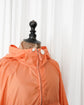 90s JET SET "the Wave" Neon Orange Nylon Anorak Jacket