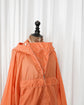90s JET SET "the Wave" Neon Orange Nylon Anorak Jacket