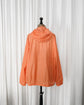 90s JET SET "the Wave" Neon Orange Nylon Anorak Jacket