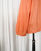 90s JET SET "the Wave" Neon Orange Nylon Anorak Jacket