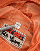 90s JET SET "the Wave" Neon Orange Nylon Anorak Jacket