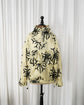 80s JET SET "Snowflake" Glazed Nylon Lace Up Anorak Jacket