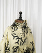 80s JET SET "Snowflake" Glazed Nylon Lace Up Anorak Jacket