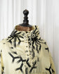 80s JET SET "Snowflake" Glazed Nylon Lace Up Anorak Jacket