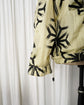 80s JET SET "Snowflake" Glazed Nylon Lace Up Anorak Jacket