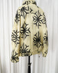 80s JET SET "Snowflake" Glazed Nylon Lace Up Anorak Jacket