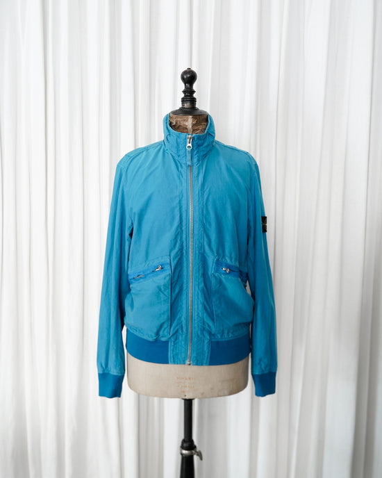 2018ss STONE ISLAND Garment Dyed Cotton Nylon Reps Blouson