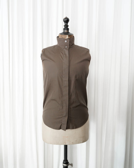 90s Hermes By Martin Margiela Sleeveless Top