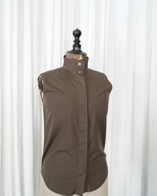 90s Hermes By Martin Margiela Sleeveless Top