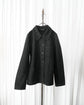 90s Agnes B Black French Cotton Work Jacket