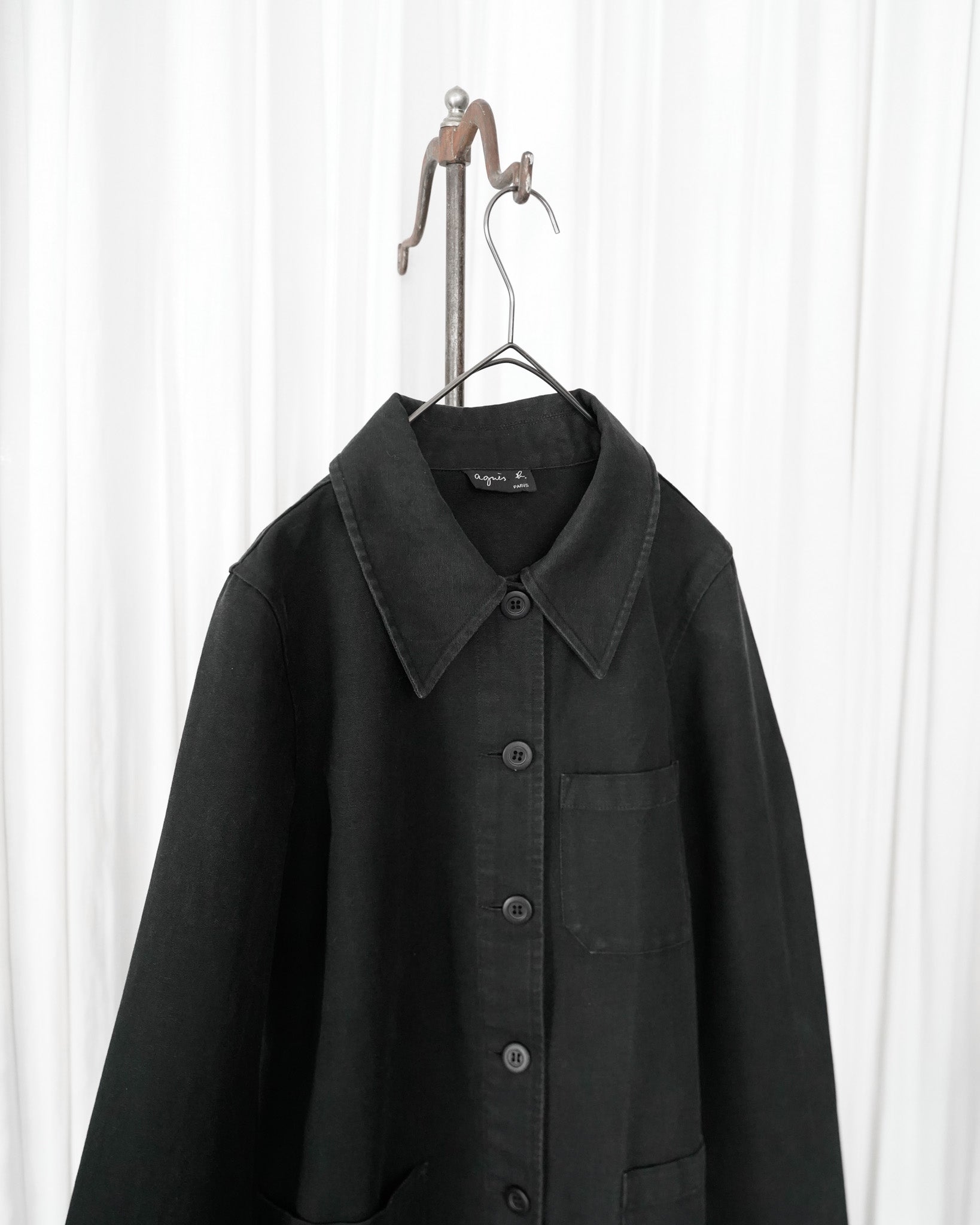 90s agnès b. 八ノ字　short cotton blouson agnes b. – Maison ma Manière
