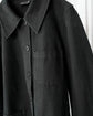 90s Agnes B Black French Cotton Work Jacket