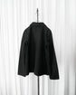 90s Agnes B Black French Cotton Work Jacket