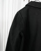 90s Agnes B Black French Cotton Work Jacket