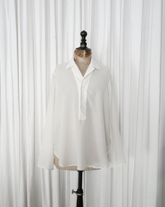 saby PULL OVER LAPEL SHIRTS