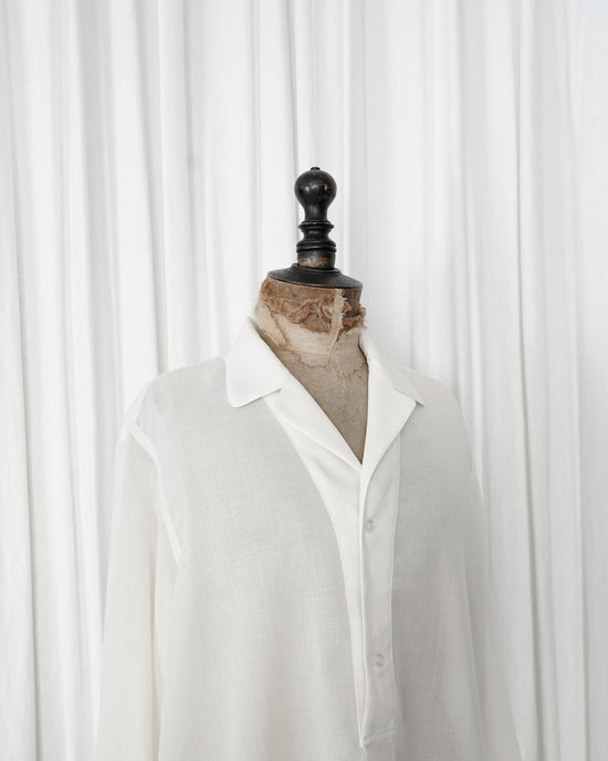 saby PULL OVER LAPEL SHIRTS