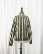 1980s BONEVILLE Sporting Goods Vertical Striped Bomber Jacket "IDEAS FROM MASSIMO OSTI"