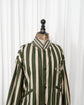 1980s BONEVILLE Sporting Goods Vertical Striped Bomber Jacket "IDEAS FROM MASSIMO OSTI"