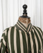 1980s BONEVILLE Sporting Goods Vertical Striped Bomber Jacket "IDEAS FROM MASSIMO OSTI"