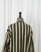 1980s BONEVILLE Sporting Goods Vertical Striped Bomber Jacket "IDEAS FROM MASSIMO OSTI"