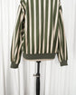 1980s BONEVILLE Sporting Goods Vertical Striped Bomber Jacket "IDEAS FROM MASSIMO OSTI"