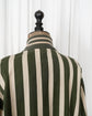 1980s BONEVILLE Sporting Goods Vertical Striped Bomber Jacket "IDEAS FROM MASSIMO OSTI"