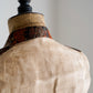 19th century French Antique Waist coat "Indigo lining"