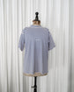 1980s STONE ISLAND MARINA Mako Cotton Border Tee "IDEAS FROM MASSIMO OSTI"