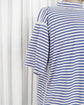 1980s STONE ISLAND MARINA Mako Cotton Border Tee "IDEAS FROM MASSIMO OSTI"