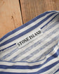 1980s STONE ISLAND MARINA Mako Cotton Border Tee "IDEAS FROM MASSIMO OSTI"