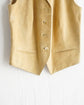 HERMES "マルジェラ期”Made in France Suede leather & silk vest