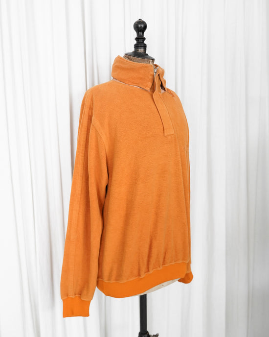 1980s STONE ISLAND Fleece Packable Hood Anorak "IDEAS FROM MASSIMO OSTI"