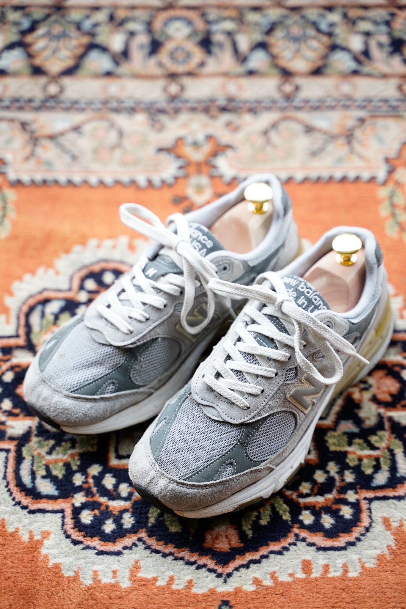 優れた品質 new newbalance スニーカー 26.0cm balance 992 992 Gray ...