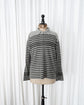 1995s STONE ISLAND Spell Out Collar Long Sleeve Border Tee